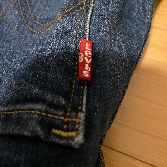 Levi's 505 Straight Dark Blue Women's Jeans | 28 - Picture 5 of 6